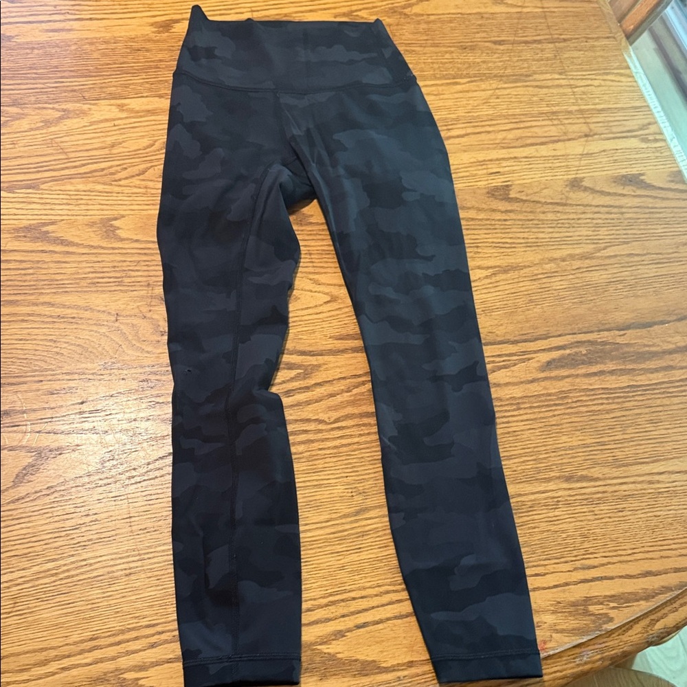 lululemon athletica Black Camo Leggings